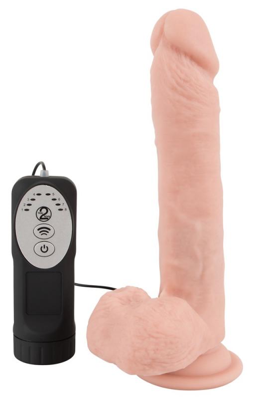 Pulsating and Vibrating Dildo 21 cm