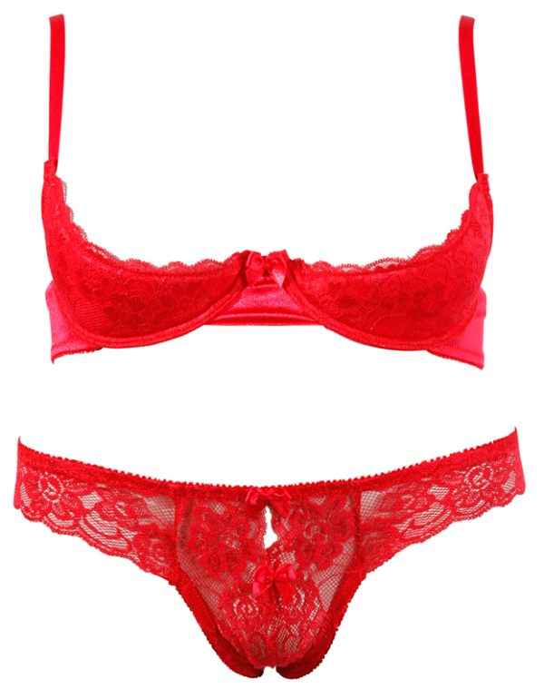 Bra Set Red