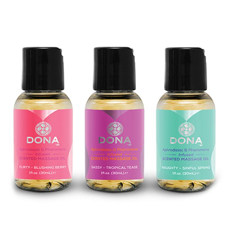 Dona Set of 3 Scented Massage Oils