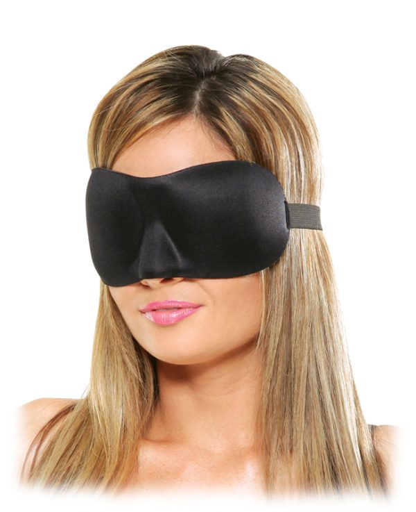 Satin Love Mask Deluxe Black