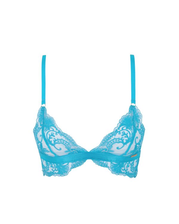 Bluebella Marseille Lace Bralette Peacock Blue