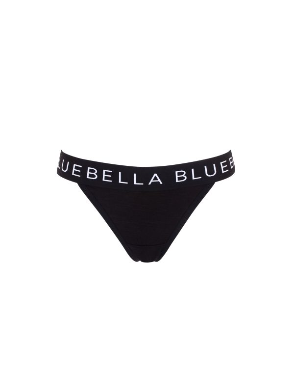 Bluebella Lulu Eco Bamboo Thong BlackWhite