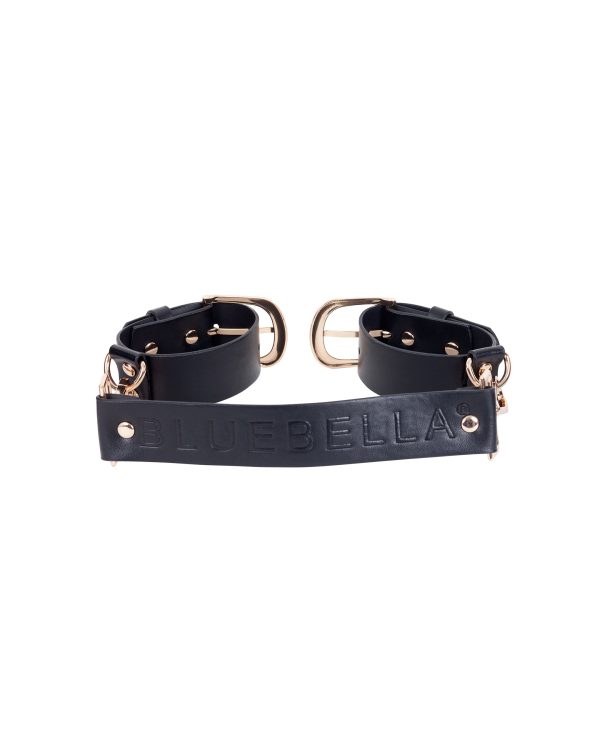 Bluebella Zadie Faux Leather Cuffs BlackGold