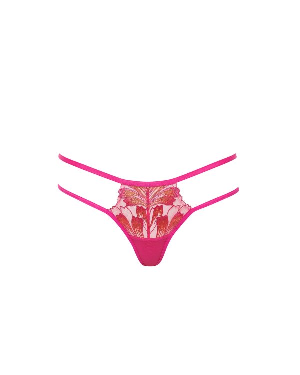 Bluebella Colette Thong Fuchsia PinkOrange Pepper