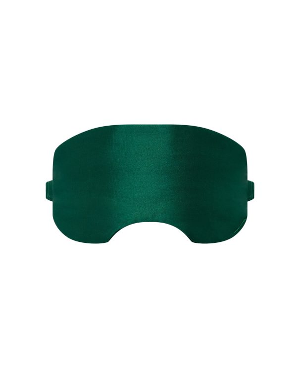 Bluebella Saskia Luxury Satin Eye Mask Set Aventurine Green