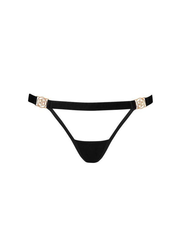 Bluebella Thalia Open Back Brief Black