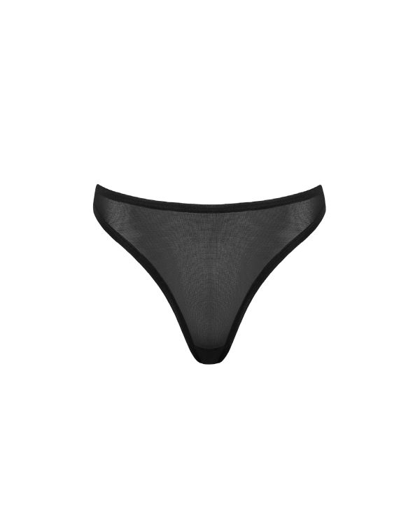 Bluebella Thena High Waist Thong Black