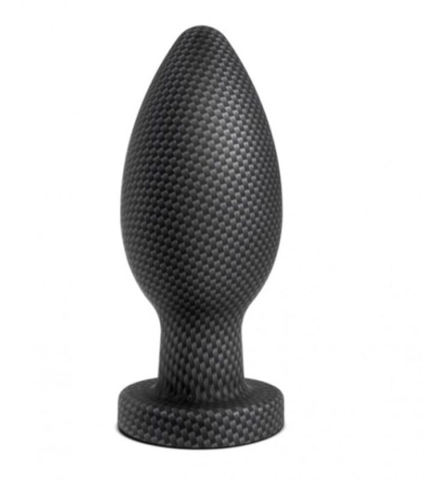 Spark Silicone Anal Plug Carbon Fiber Small