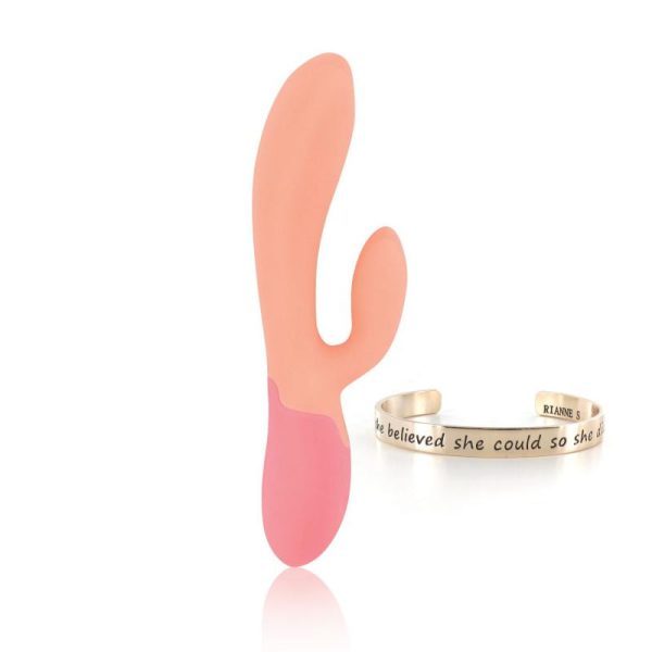 RS Essentials Xena Heating Rabbit Vibrator Peach