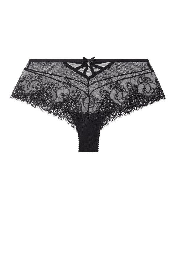 Aubade A La Folie Saint Tropez Brief Black Kohl Size XL