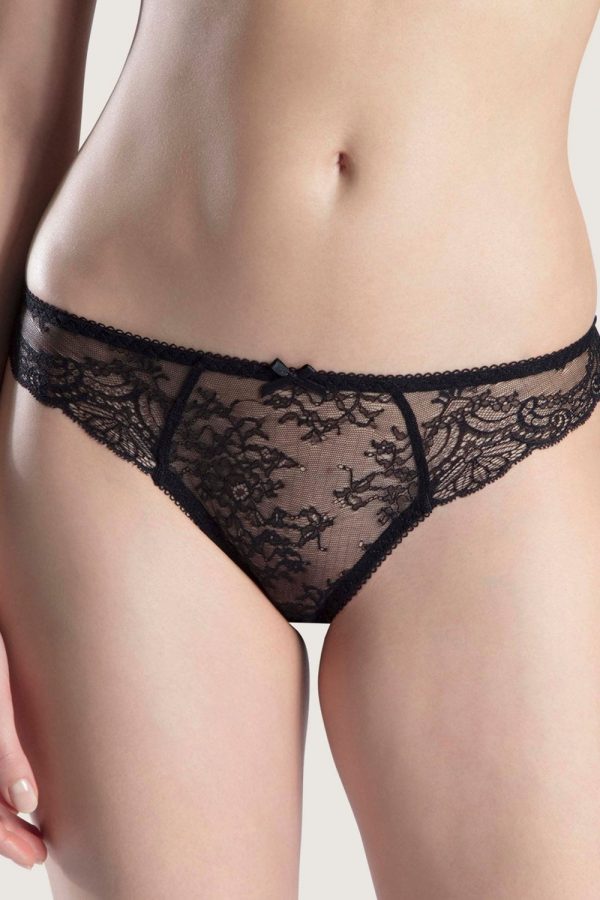 Aubade Danse des Sens Noir Brazilian Brief Size XXL