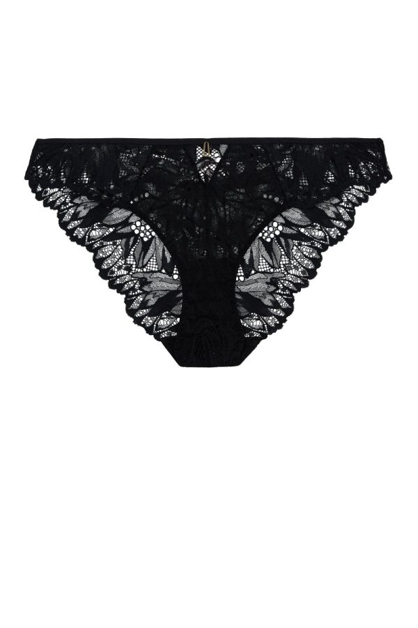 Aubade Flowermania Italian Briefs Colour Black Size XS