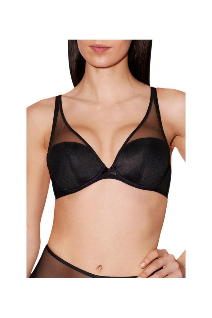 Aubade Nudessence Triangle Bra Black 36B Size 36B