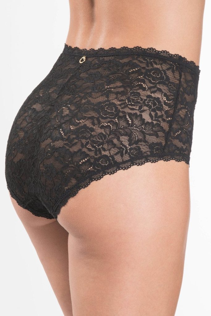 Aubade Rosessence High Waist Brief Noir XL Size XL