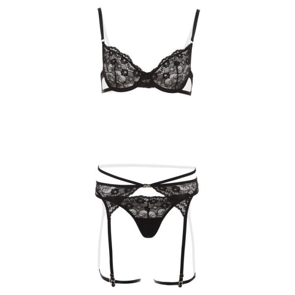 Bra Set 3pcs Bonnie Black