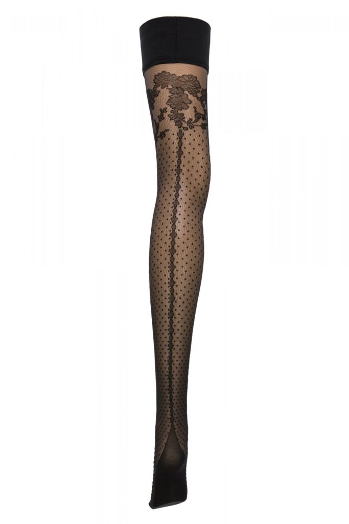 Chantal Thomass Reverie Hold Ups M Colour Black Size 2 M