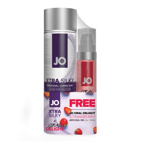 System Jo Xtra Silky Silicone Lubricant With Oral Balm 120 ml