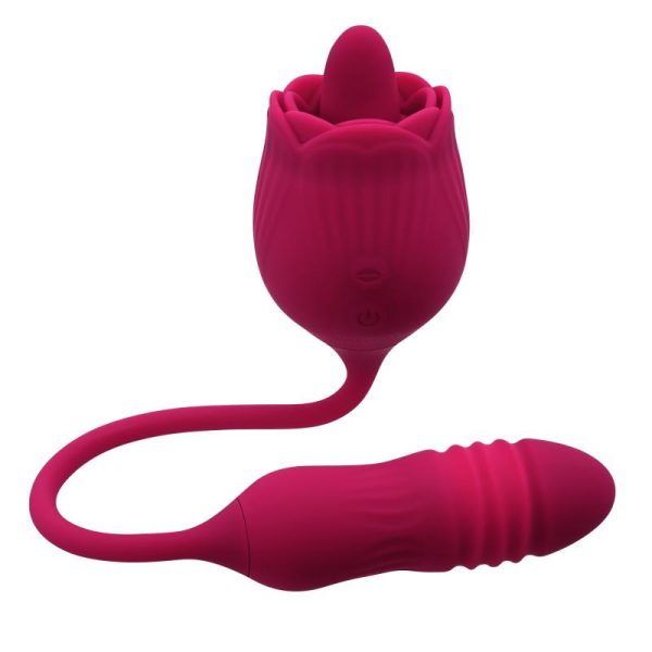 Evolved Wild Rose Tong Vibrator Red