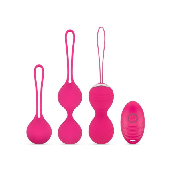 Kegelball Set With Remote Control Pink