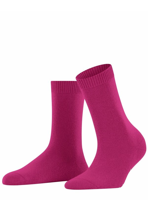 Falke Cosy Wool Socks Berry Colour Berry Size Shoe Size UK 3 5 EU