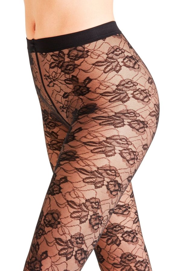 Falke Rose Drama Tights Black M Colour Black Size M