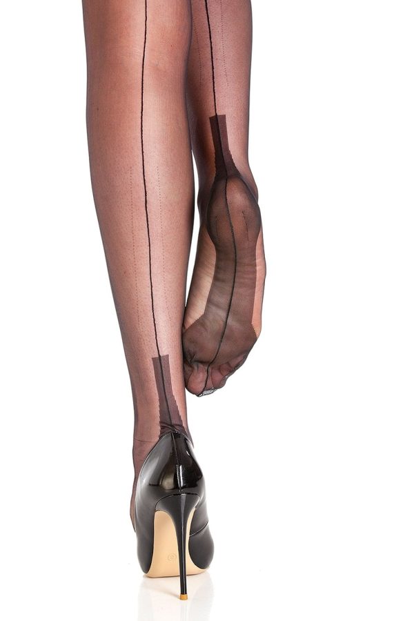 Gio Stockings Cuban Heel Stockings Colour Black Size 95