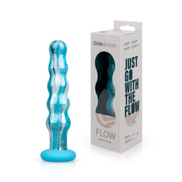 Gildo Ocean Flow Glass Dildo