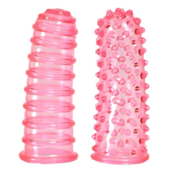 Soft Bumpy Lust Finger Sleeves Pink