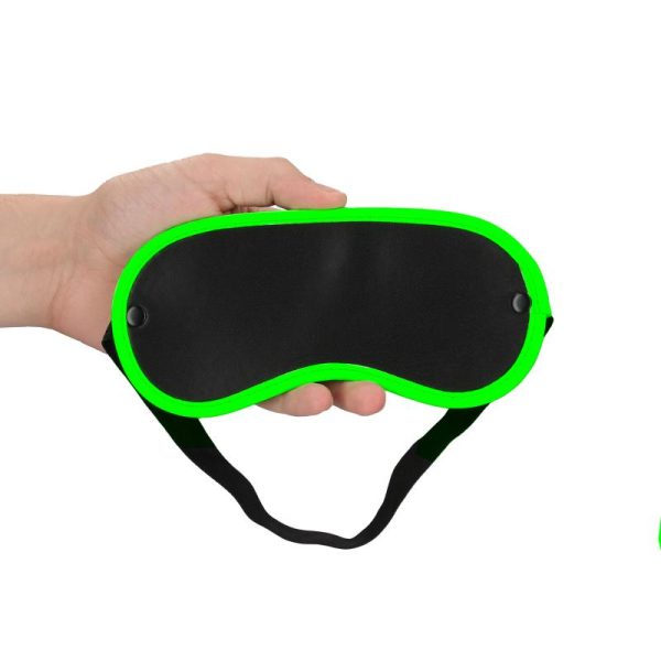 Glow in the Dark Mask Neon GreenBlack