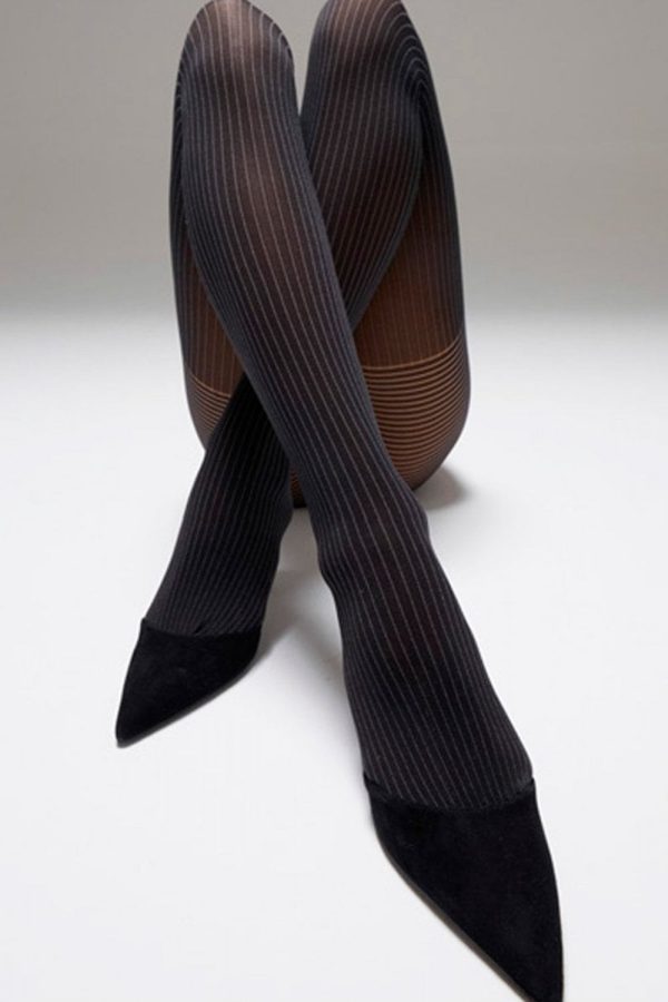 Wolford Rey Tights Colour BlackWhite Size S