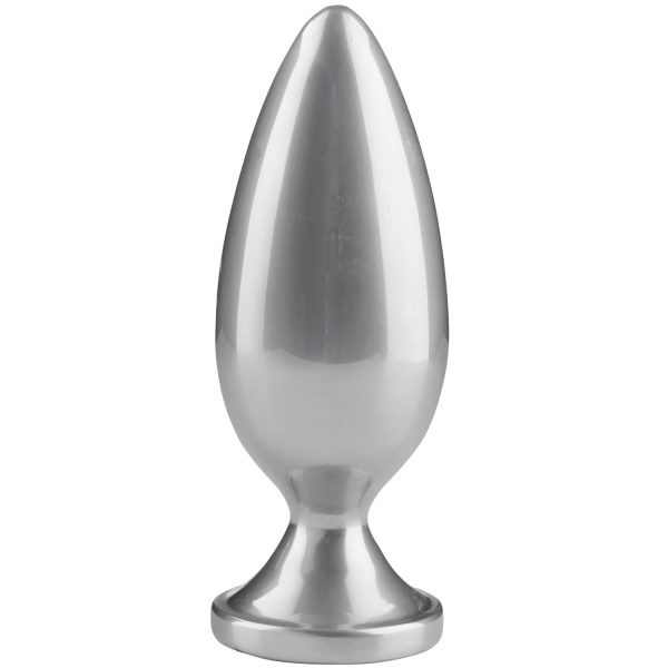 Kiotos Unisex Metal Butt Plug 35 inches Silver