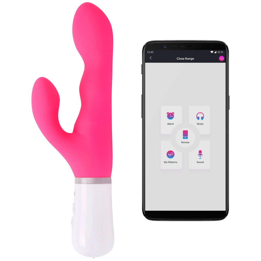 Lovense Nora Rabbit Vibrator App Board Rose