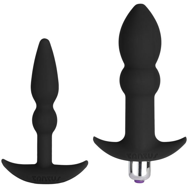 Tantus Perfect Butt Plug Set Black