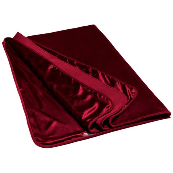 Liberator Fascinator Throw Merlot Luxury Sheet Red