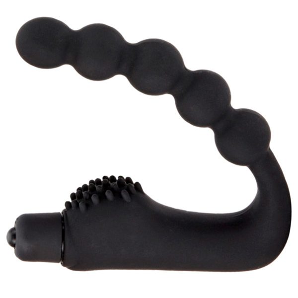 Sinful Beaded Prostate Vibrator Black