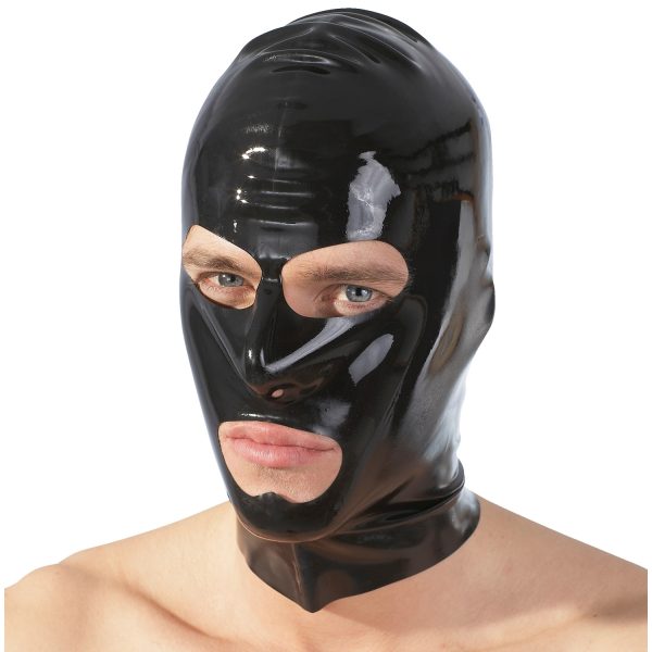 Late X Latex Mask Black One Size