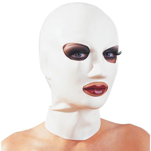 Late X Latex Mask White