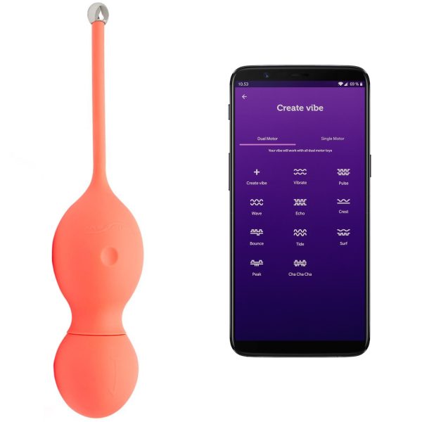 We Vibe Bloom Vibrating Kegel Balls Orange