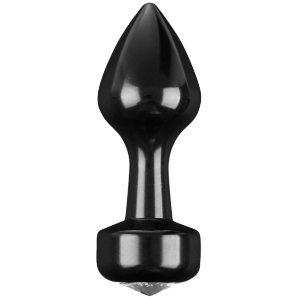 Master Series Spade Petite Aluminium Butt Plug Black