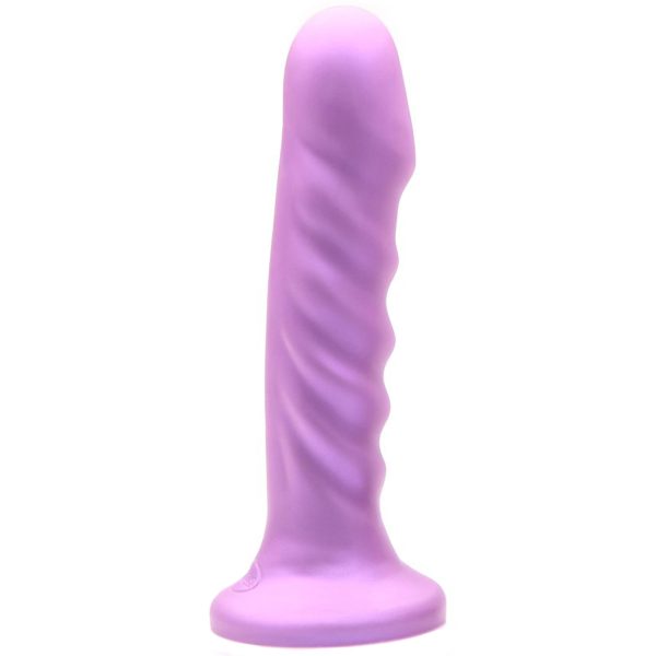 Tantus Echo Super Soft Dildo with Bullet 65 inches Purple