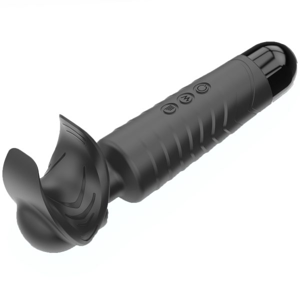 Man Wand Rechargeable Masturbator Black