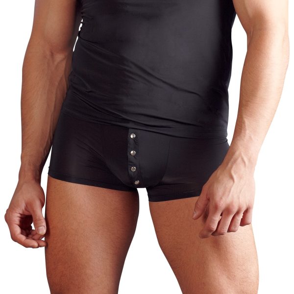 Svenjoyment Boxer Shorts with Buttons Black XL