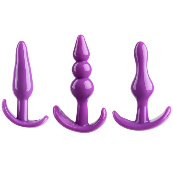 baseks Beginner Butt Plug Training Set Purple