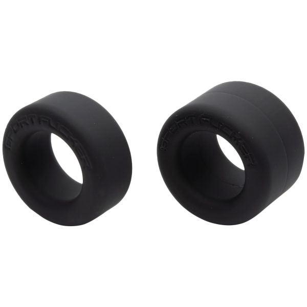 Sport Fucker Nut Job Silicone Cock Ring Kit Black