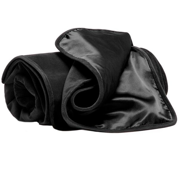 Liberator Fascinator Throw Black Luxury Sheet Black