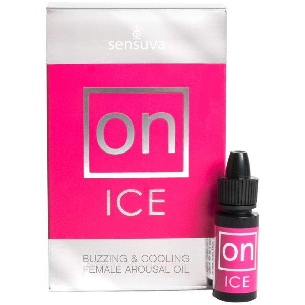 Sensuva On Ice Clitoris Stimulation Oil 5 ml Clear