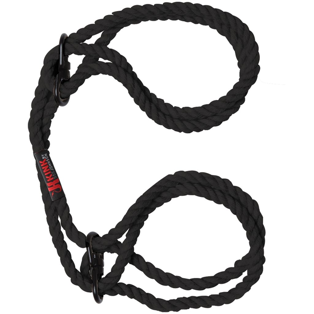 Kink Hogtie Rope for Ankles and Wrists Black