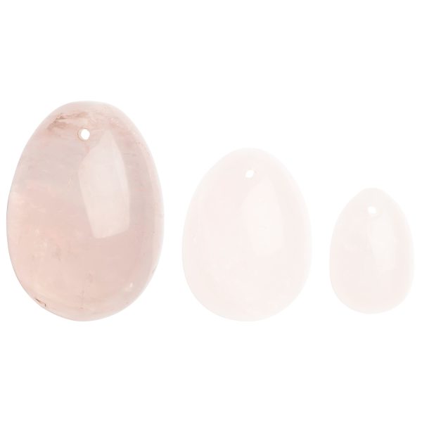 La Gemmes Yoni Egg Rose Quartz Pink L