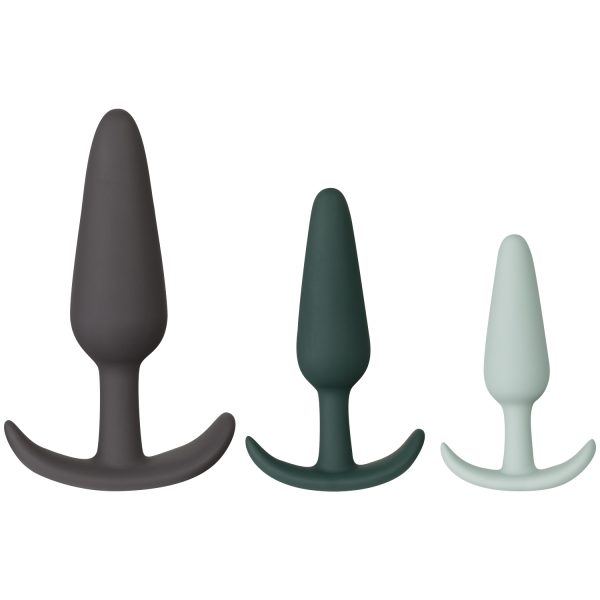 Amaysin Triple Butt Plug Set Green