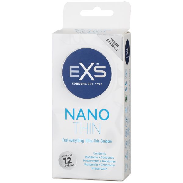 EXS Nano Thin Condoms 12 pcs Clear